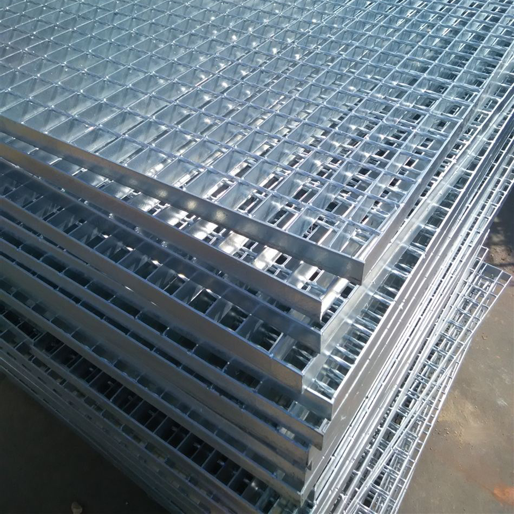 Hot dipped Galvanized welding bar twisted grating Stainless steel grating with serrated surface steel grating sheet