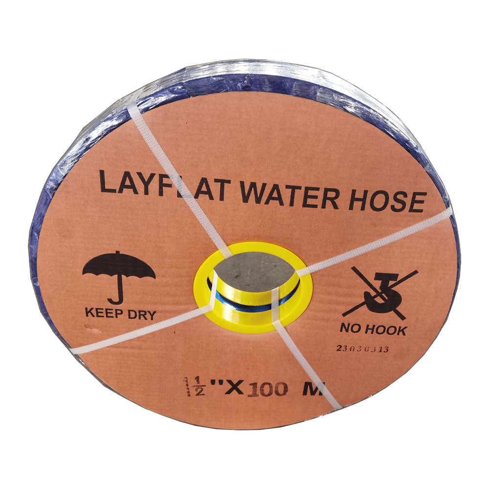 garden irrigation water belt pvc fire fire hos lay flat hose light weight feature blue pvc flat hose for agricultural irrigation