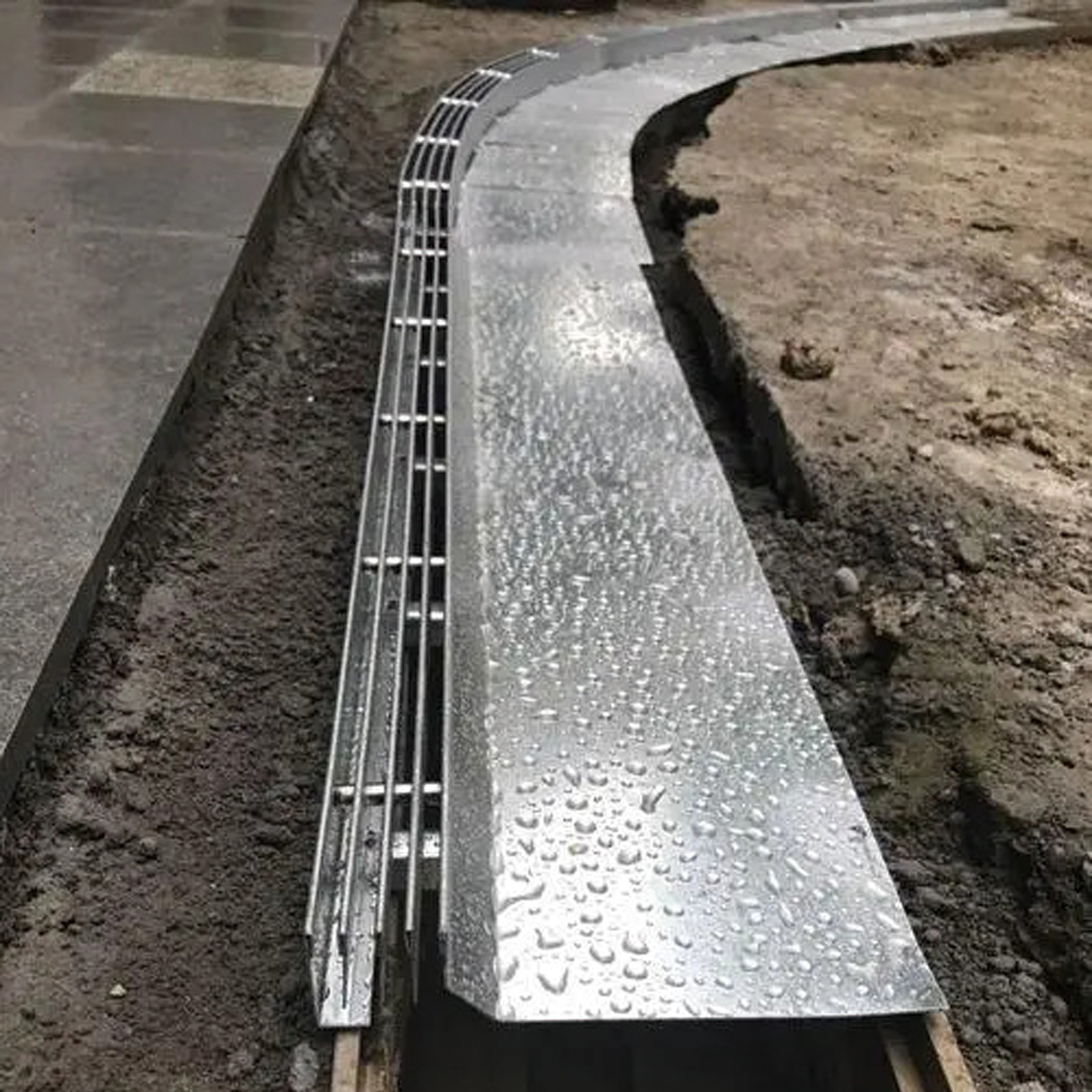 High Quality Steel Grating Drainage Ditch U-Shaped Concrete Polymer Drainage Channel