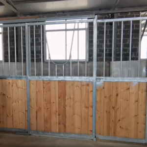 Luxury Horse Stall Horse Stable With Sliding Door Classic Equine Stall Fronts Galvanized Horse Stall Equipment