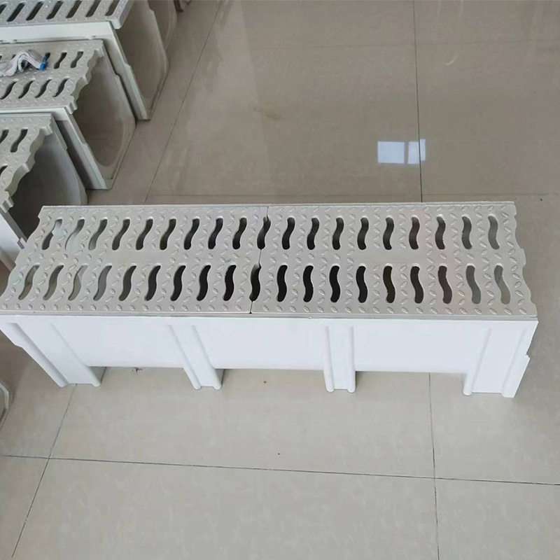 Customized Outdoor Stainless Steel Grating For Drain Cover Water Drainage Channel With Composite Resin Plastic With Grating