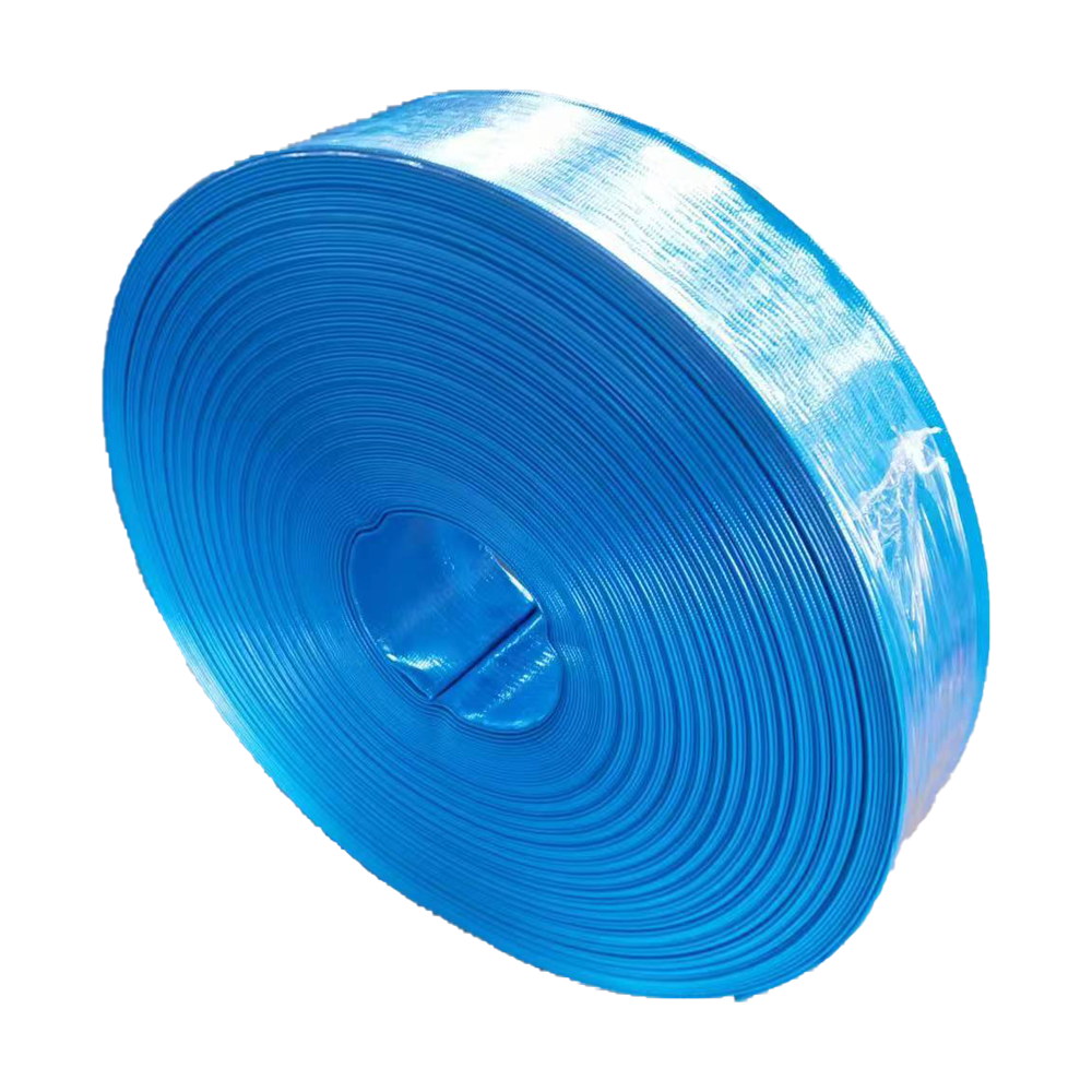 garden irrigation water belt pvc fire fire hos lay flat hose light weight feature blue pvc flat hose for agricultural irrigation