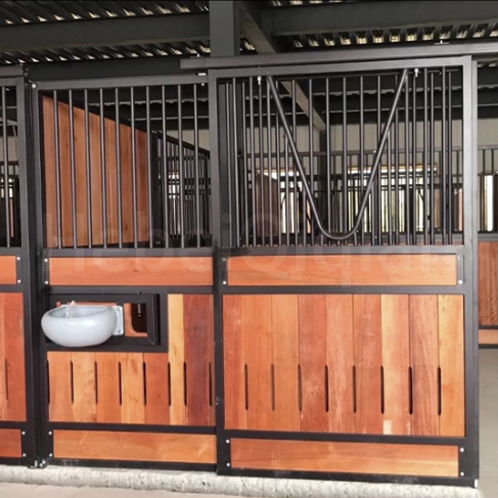 outside horse equipment stable European Equestrian Equipment Horse Box Stall Stable Panels Fronts For Horse Barn