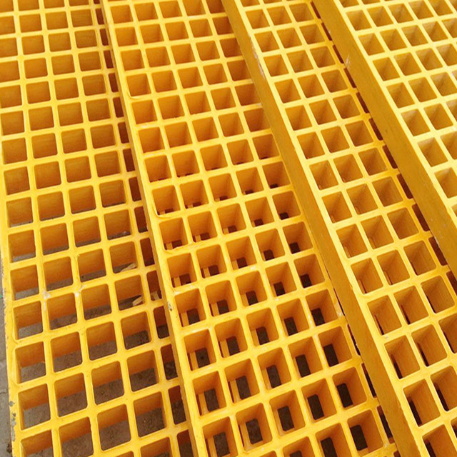 GRP Grating with Gritty Cover Anti-Fire FRP Grating With Chequer Plate Cover For construction materials customized manufacturers