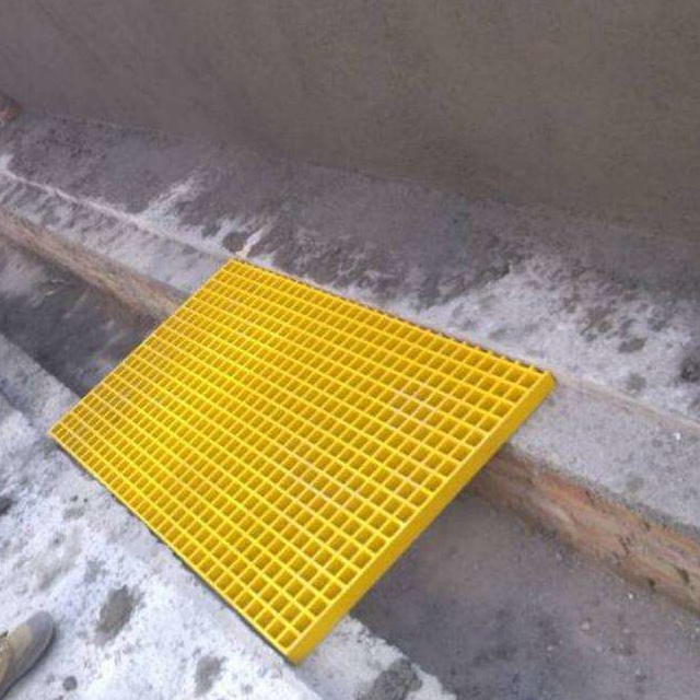 Drain Cover Used Fiberglass Grating for Sale For construction materials customized manufacturers heavy duty construction