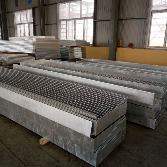 Heavy duty welding bar standard size mild industry flooring heavy duty drain grate roof walkway steel grating