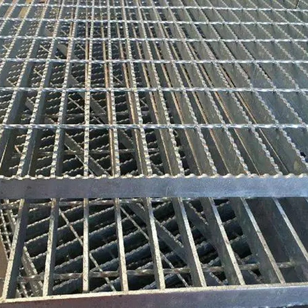 Building Material Hot DIP Galvanized Non Slip Steel Walkway Floor Grating HDG Steel Grating For Steel Structure Walkway