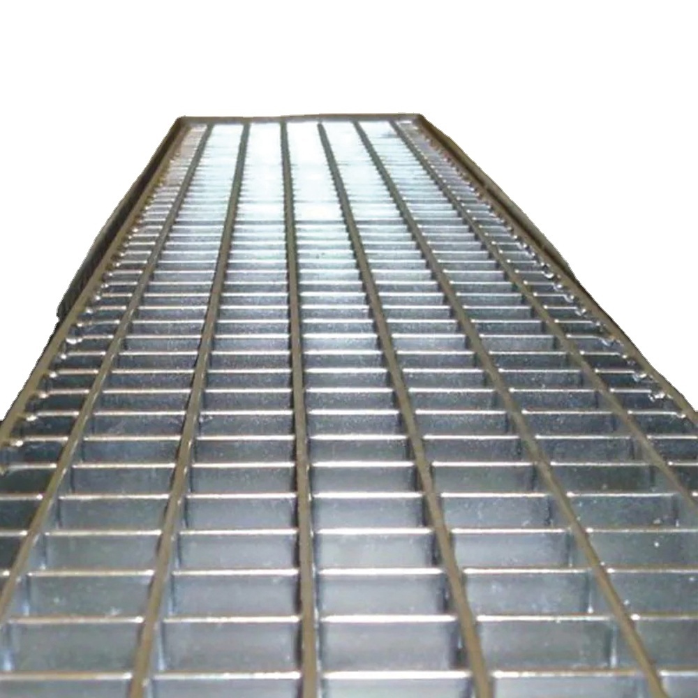 Hot dipped Galvanized welding bar twisted grating Stainless steel grating with serrated surface steel grating sheet