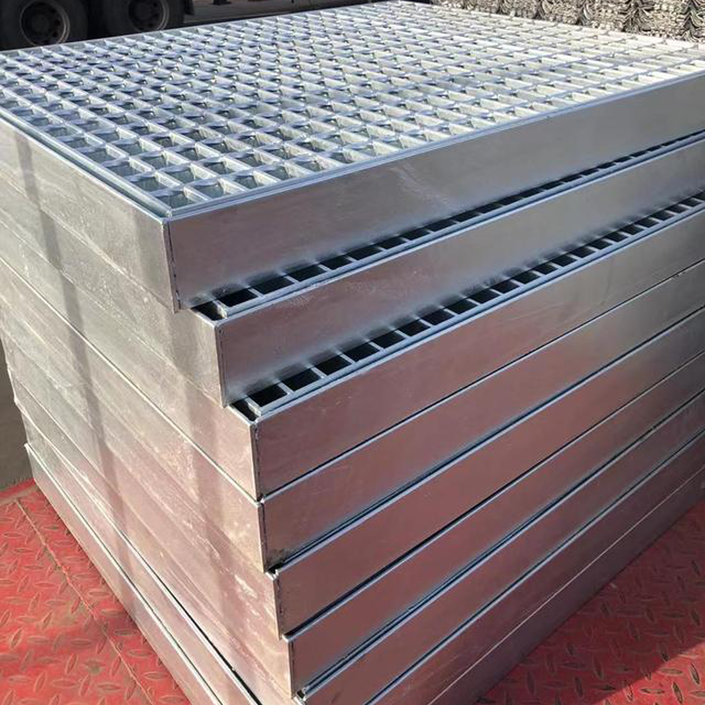 Building Material Hot DIP Galvanized Non Slip Steel Walkway Floor Grating HDG Steel Grating For Steel Structure Walkway