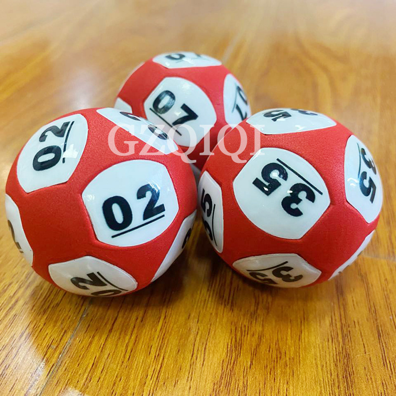 Factory wholesale Eva Solid Ball, 12 printed number ball, lottery machine use