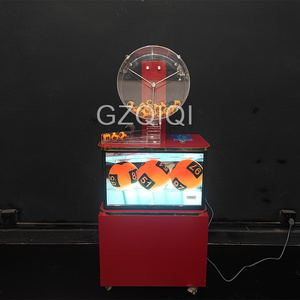 Lucky draw machine by mechanism for lottery machine with TV J350V