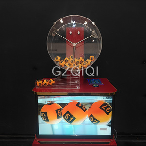 Lucky draw machine by mechanism for lottery machine with TV J400V