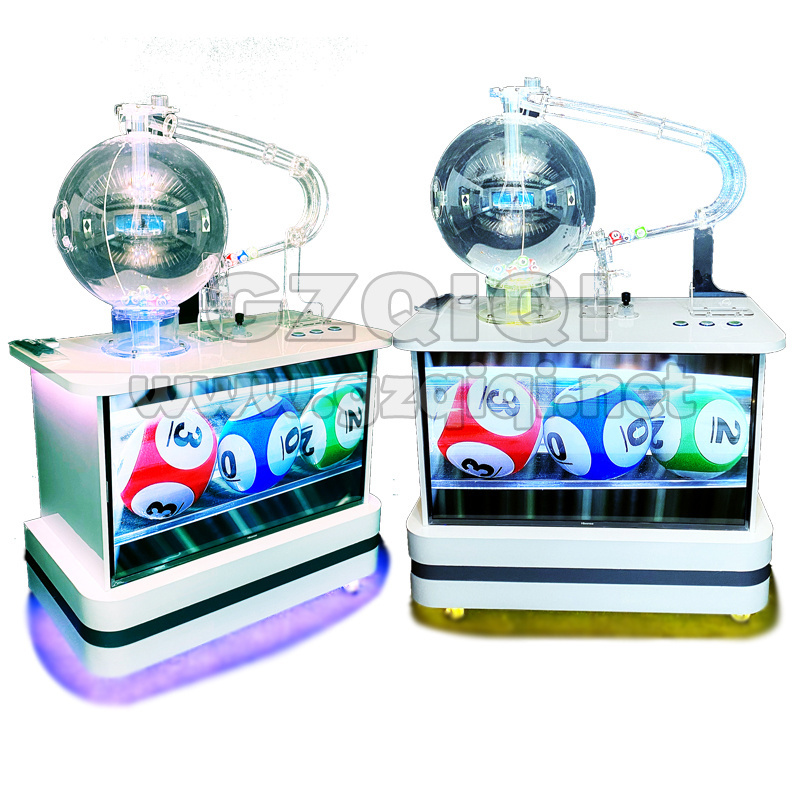 Air Mix Lottery Ball Machine with elegant looking for lucky draw 1D 2D 3D 4D 5D 6D lotto games