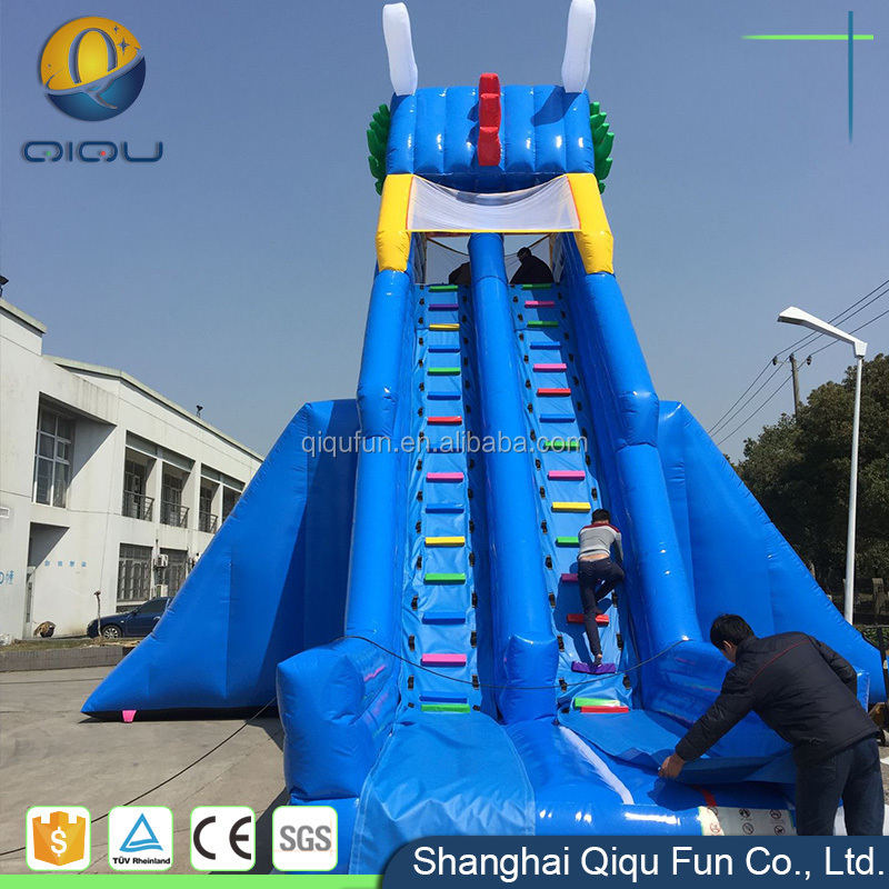 Cheap used commercial dragon inflatable water slide for adult, large inflatable water slide with pool