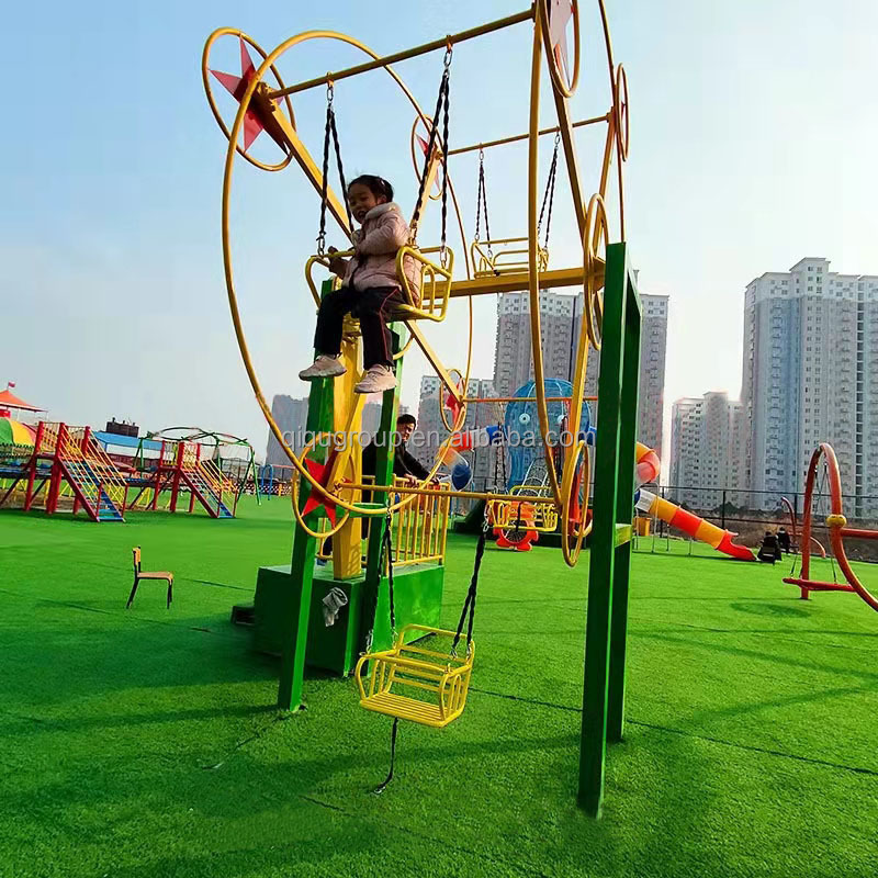 Outdoor product amusement carnival park unpower rides game mini unpowered kiddie ferris wheel