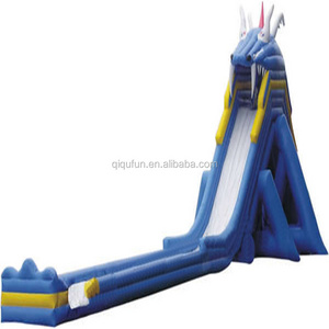 Cheap used commercial dragon inflatable water slide for adult, large inflatable water slide with pool