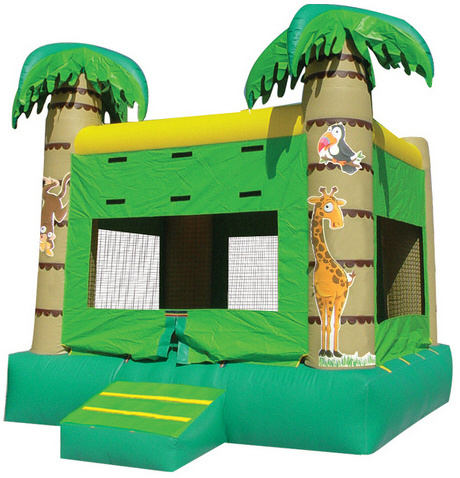 Giant inflatable bounce house combo inflatable bouncy castle with water slide pool