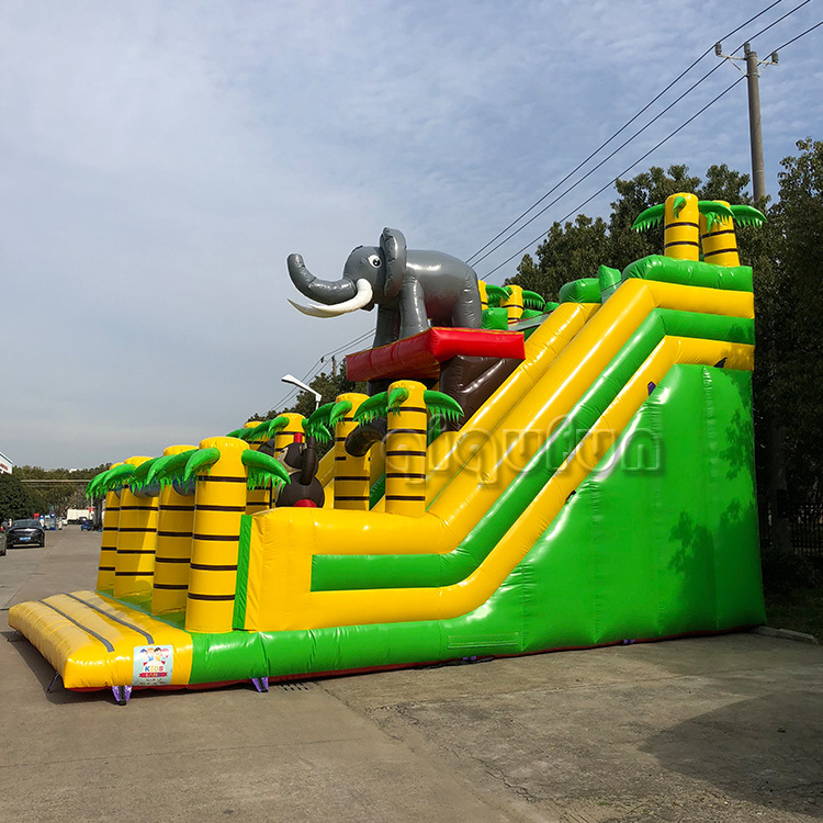 PVC 0.55mm High Quality Jumbo Water Slide Inflatable, Inflatable Water Slide For Kids And Adult, Inflatable Water Pool Slide