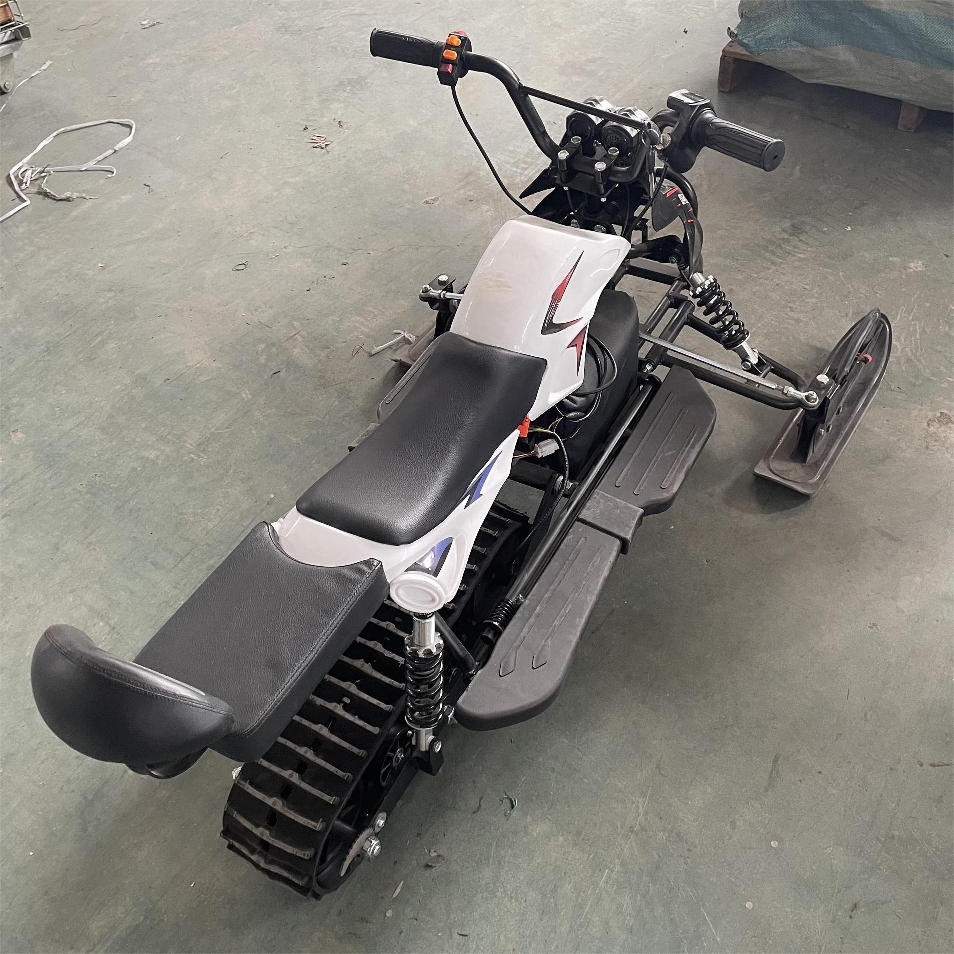 Factory direct sale unique electric kids snowmobile with motor snow scooter