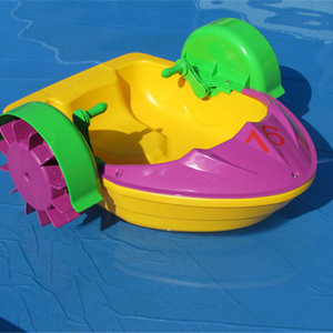 Floating swimming pool paddle boat water foot pedal boat for children