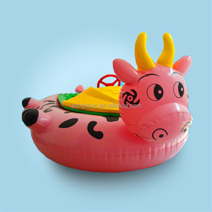 Popular entertainment cartoon theme water sports tricycle inflatable duck pedal boat