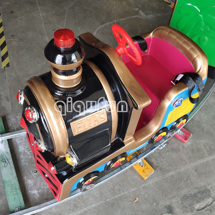 Amusement Park Fair Ride Children 12Seats Kids Zoo Kiddie Car Electric Mini Indoor Track Train With Track to Ride For Sale