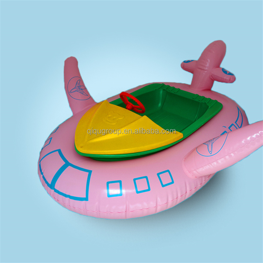 Popular entertainment cartoon theme water sports tricycle inflatable duck pedal boat