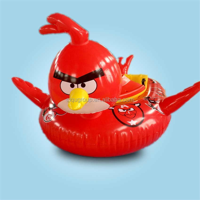 Popular entertainment cartoon theme water sports tricycle inflatable duck pedal boat