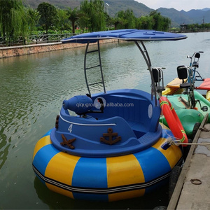 Amusement park commercial cheapest factory electric bumper boat for sale