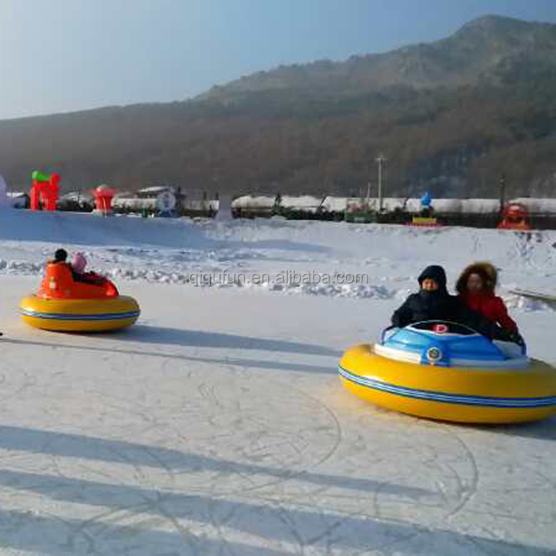 New design theme park battery powered electric inflatable ice bumper cars, bumper car ride for adult kids on sale