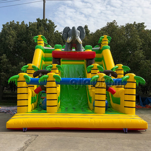 PVC 0.55mm High Quality Jumbo Water Slide Inflatable, Inflatable Water Slide For Kids And Adult, Inflatable Water Pool Slide