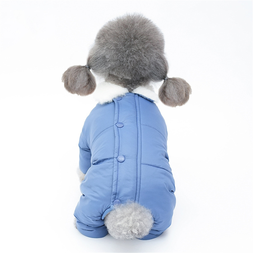 Qiqu Pet Supplies Custom New Designer luxury winter Puffer Jacket Pet Puffer Coats Thick Down Jacket puppy clothes poodle coat