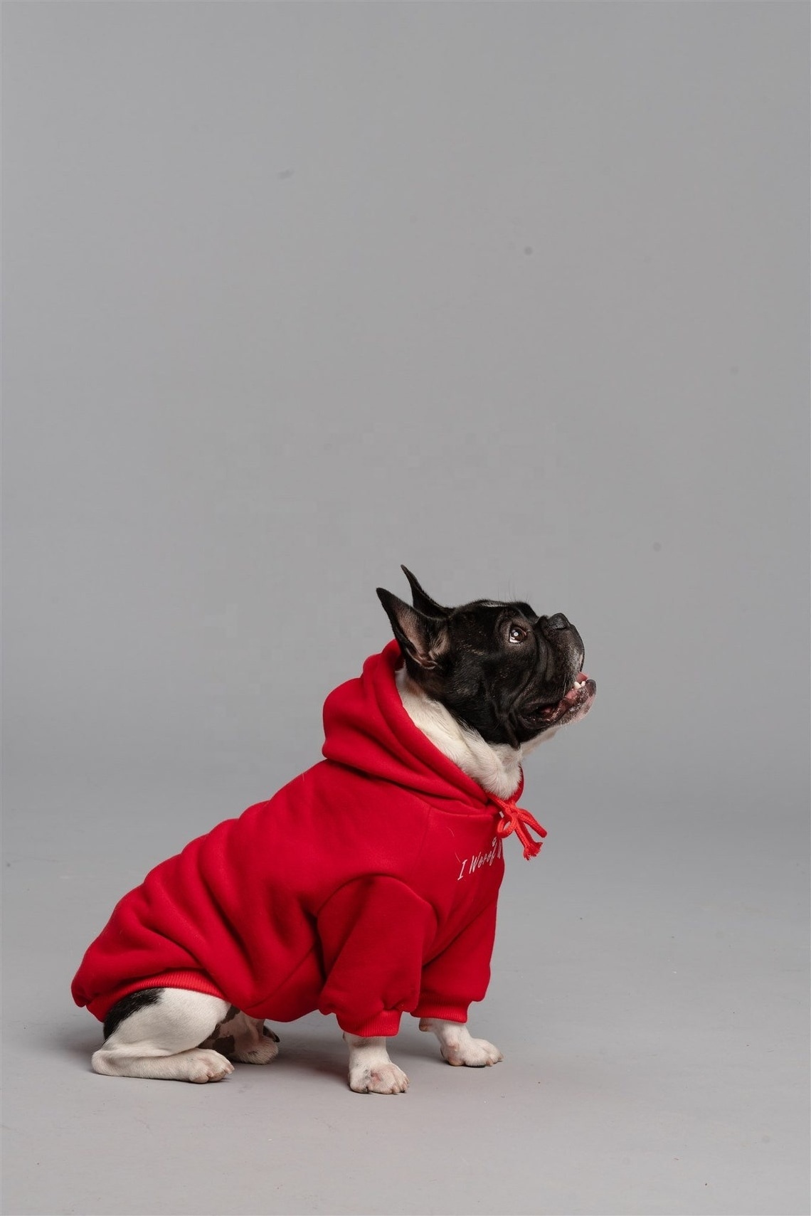 Qiqu Pet Supplies Custom New Designer Small French Bulldog Clothes dog apparel clothes accessories and Clothing outfits costume