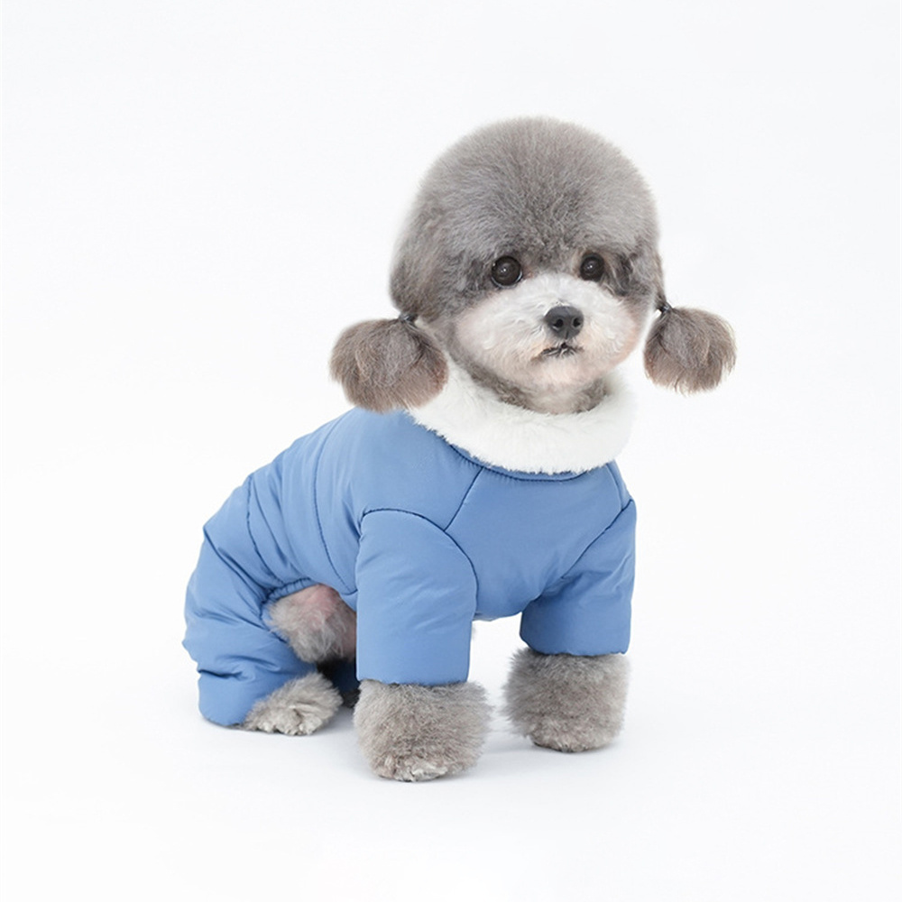 Qiqu Pet Supplies Custom New Designer luxury winter Puffer Jacket Pet Puffer Coats Thick Down Jacket puppy clothes poodle coat