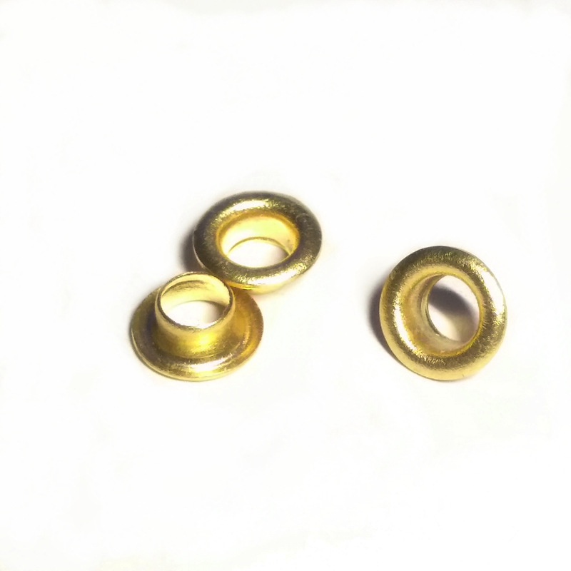 Customized furniture eyelet rivets din7340 metal brass flat head special hollow tubular rivets