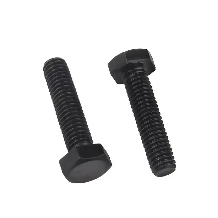 High Strength Din 931Black Oxide Grade 8.8 m6 m7 m8 m9 m15 m17 m20 Hex Head Bolt Hex Bolts And Nuts