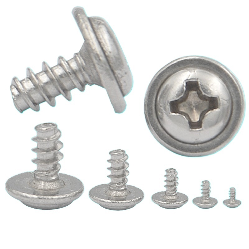 Stainless Steel Self Tapping Pan Head Tapping Screw 16mm Wood Cross Phillips Full Thread Self-tapping Screw