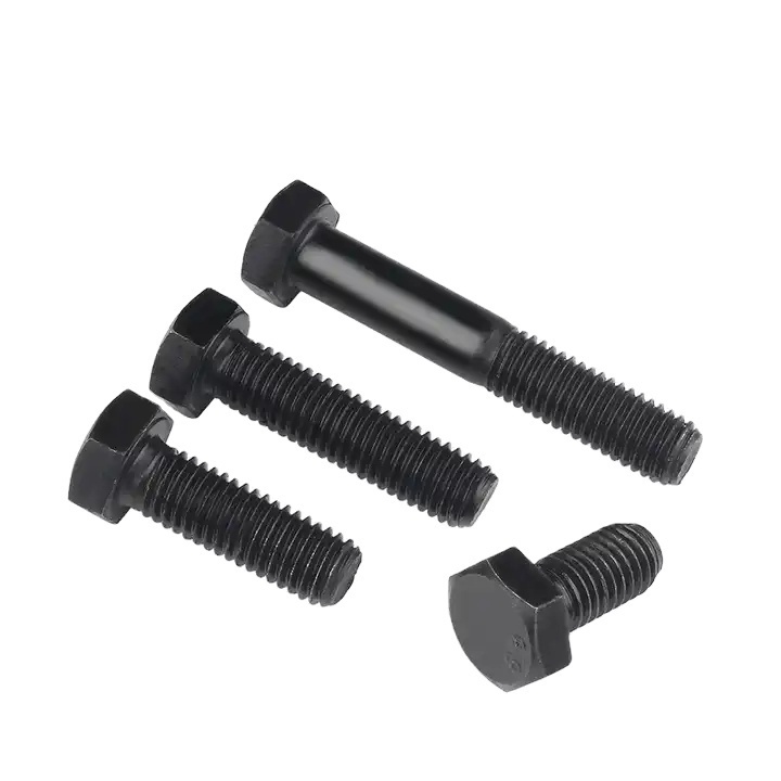 High Strength Din 931Black Oxide Grade 8.8 m6 m7 m8 m9 m15 m17 m20 Hex Head Bolt Hex Bolts And Nuts