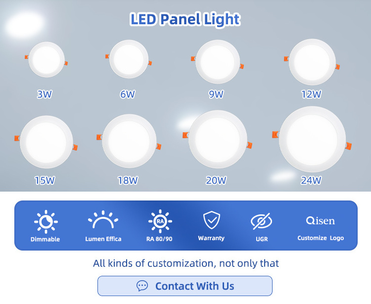 Slim Night Light Mode 150X150 Two Led Recessed Ceiling Flat Up Panel Light