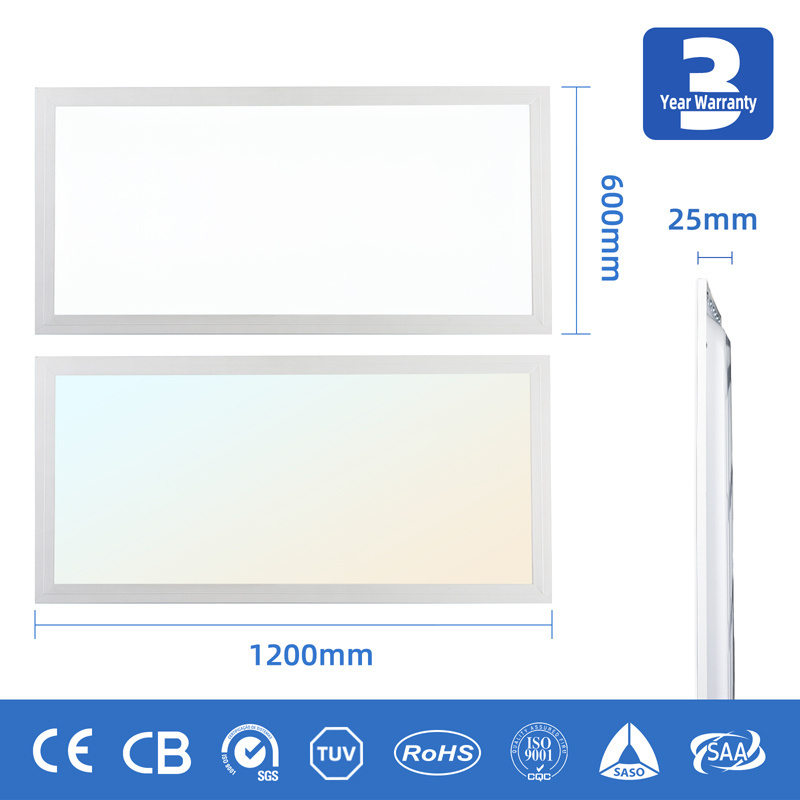 Factory Price Dimmable 2x2 2x4 60x60 595x595 600x600mm 36w 40w 42w 48w 6500K Ceiling Backlit Led Panel Light For Commercial