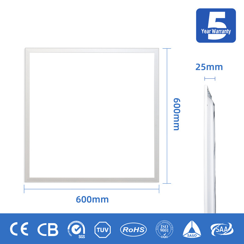 Factory Price Dimmable 2x2 2x4 60x60 595x595 600x600mm 36w 40w 42w 48w 6500K Ceiling Backlit Led Panel Light For Commercial