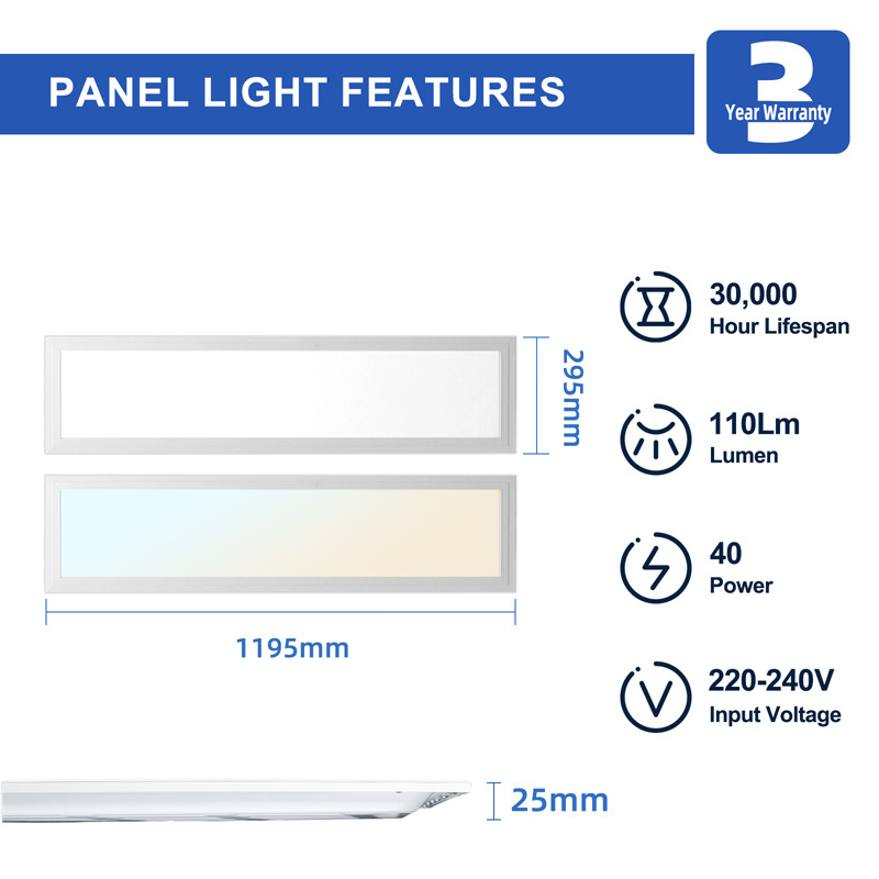 Hight Quality 4Ft Led Flush Mount Ceiling Light 48W 72W 603X603 Led Flat Panel Light