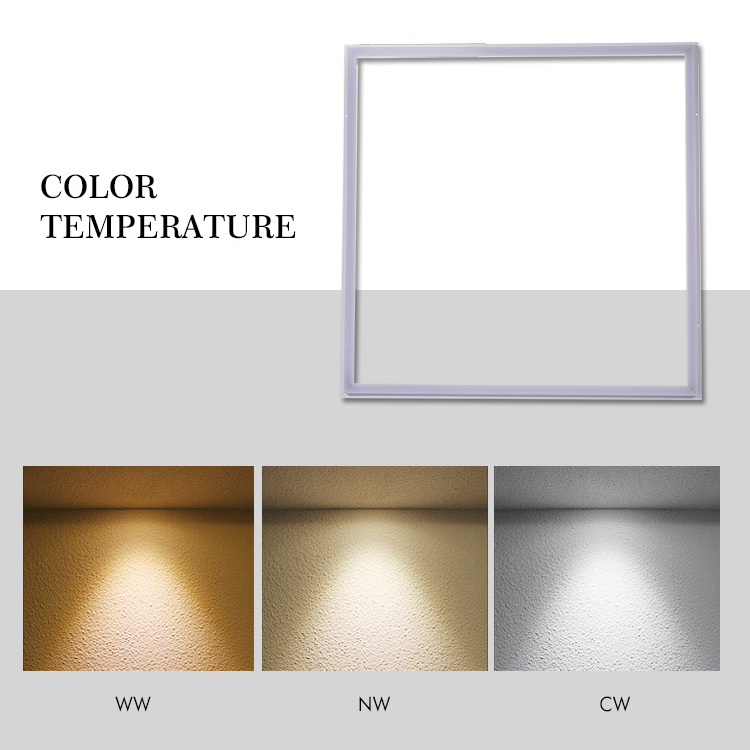 36w 40w 48w Led Ceiling Backlit Frame Light 2x2 600x600 60x60 595x595mm Aluminium Frame Lit Panel Light For Commercial Office