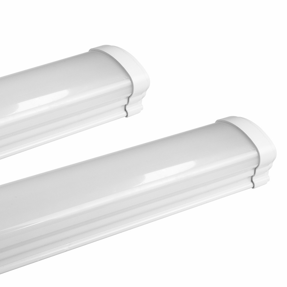 China Zhongshan Top Manufacturer IP65 Double Connected Open Cover AC 175V-260V Led Tri-Proof Linear Batten Light Fixture