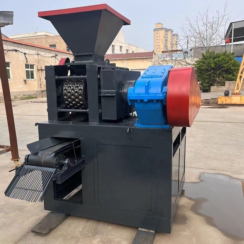 High efficiency coal barbecue carbon ball pressing equipment 2t/h coal gangue powder charcoal dust briquette making machine