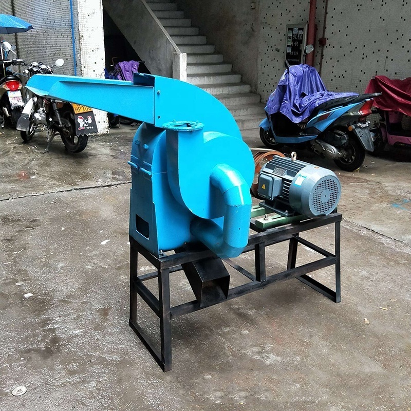 Multifunctional Dry feed hammer crusher wheat straw Cornstalk pulverizer corn cob grinding machine