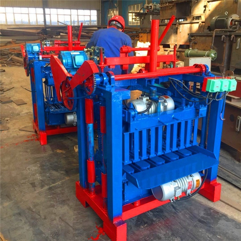 Factory lowest Semi automatic interlocking paver Cinder solid hollow cement concrete block making machine price in zambia