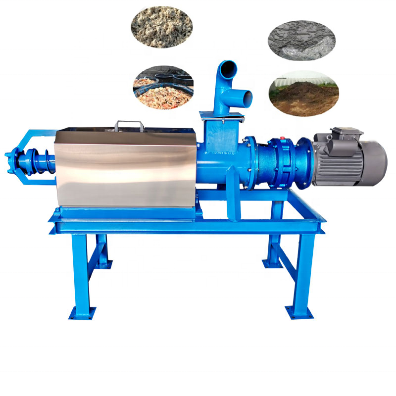 Compost making machine pig/chicken dung/cow manure dewatering machine