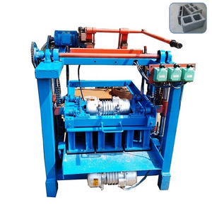 Factory wholesales manual Hollow Brick Block Maker price QMJ4-35A Cement concrete block making bricks machine in zambia