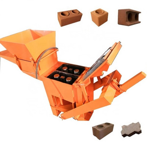 Non burning manual hollow clay brick machine African Lego clay brick machine clay interlocking bricks making machinery